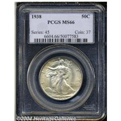 1938 50C MS66 PCGS. A high grade example of