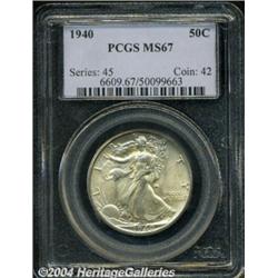1940 50C MS67 PCGS. The first of two 1940