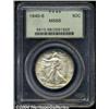 Image 1 : 1940-S 50C MS66 PCGS. Bright, satiny luster,