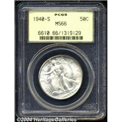 1940-S 50C MS66 PCGS. Very attractive with