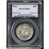 Image 1 : 1943 50C MS67 PCGS. Well struck with satiny,