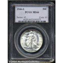 1946-S 50C MS66 PCGS. A solid Gem that is well