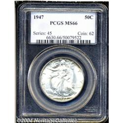 1947 50C MS66 PCGS. Well struck throughout,