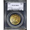 Image 1 : 1947 50C MS66 PCGS. Fully struck and deeply