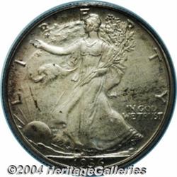 1936 50C PR65 PCGS. Milky olive-gold patina