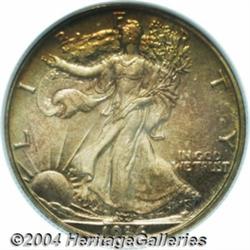 1936 50C PR66 PCGS. The first proof Walking