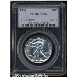 1937 50C PR66 PCGS. Brilliant throughout with