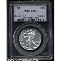 1938 50C PR65 PCGS. A brilliant and