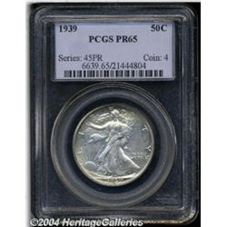 1939 50C PR65 PCGS. Very lightly toned with
