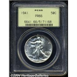 1941 50C PR66 PCGS. Fully brilliant with