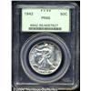 Image 1 : 1942 50C PR66 PCGS. A white piece with solid