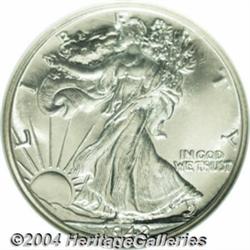 1942 50C PR68 NGC. Brilliant throughout with