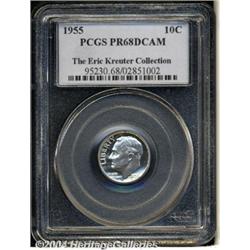 1955 10C PR68 Deep Cameo PCGS. Nicely struck
