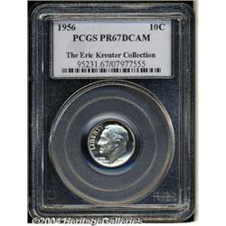 1956 10C PR67 Deep Cameo PCGS. While Deep