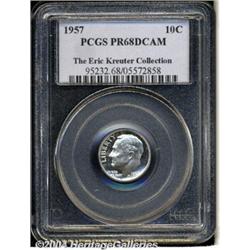 1957 10C PR68 Deep Cameo PCGS. Remarkably few