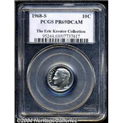 1968-S 10C PR69 Deep Cameo PCGS. This gorgeous