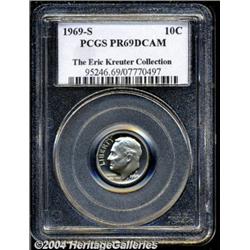 1969-S 10C PR69 Deep Cameo PCGS. The