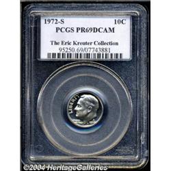 1972-S 10C PR69 Deep Cameo PCGS. This specimen