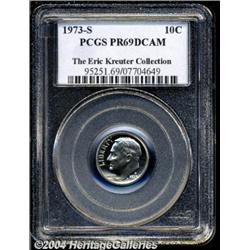 1973-S 10C PR69 Deep Cameo PCGS. This