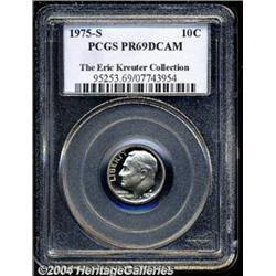 1975-S 10C PR69 Deep Cameo PCGS. The fields
