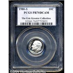1980-S 10C PR70 Deep Cameo PCGS. This year