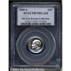 1985-S 10C PR70 Deep Cameo PCGS. The