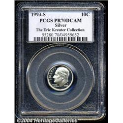 1993-S 10C Silver PR70 Deep Cameo PCGS.