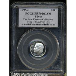1995-S 10C Silver PR70 Deep Cameo PCGS. A