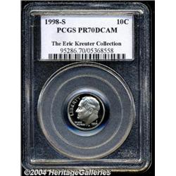 1998-S 10C Clad PR70 Deep Cameo PCGS. A
