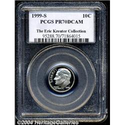 1999-S 10C Clad PR70 Deep Cameo PCGS. A