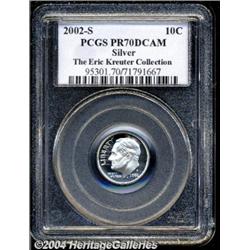 2002-S 10C Silver PR70 Deep Cameo PCGS. The
