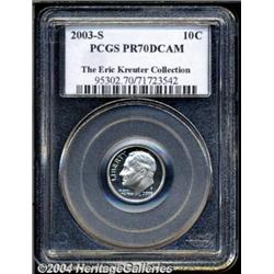 2003-S 10C Clad PR70 Deep Cameo PCGS.
