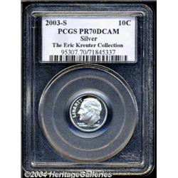 2003-S 10C Silver PR70 Deep Cameo PCGS. A