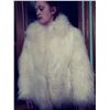 Image 1 : White Tibetan Lamb Jacket with Shawl Collar