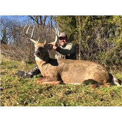 5 day Kansas Whitetail hunt for one hunter
