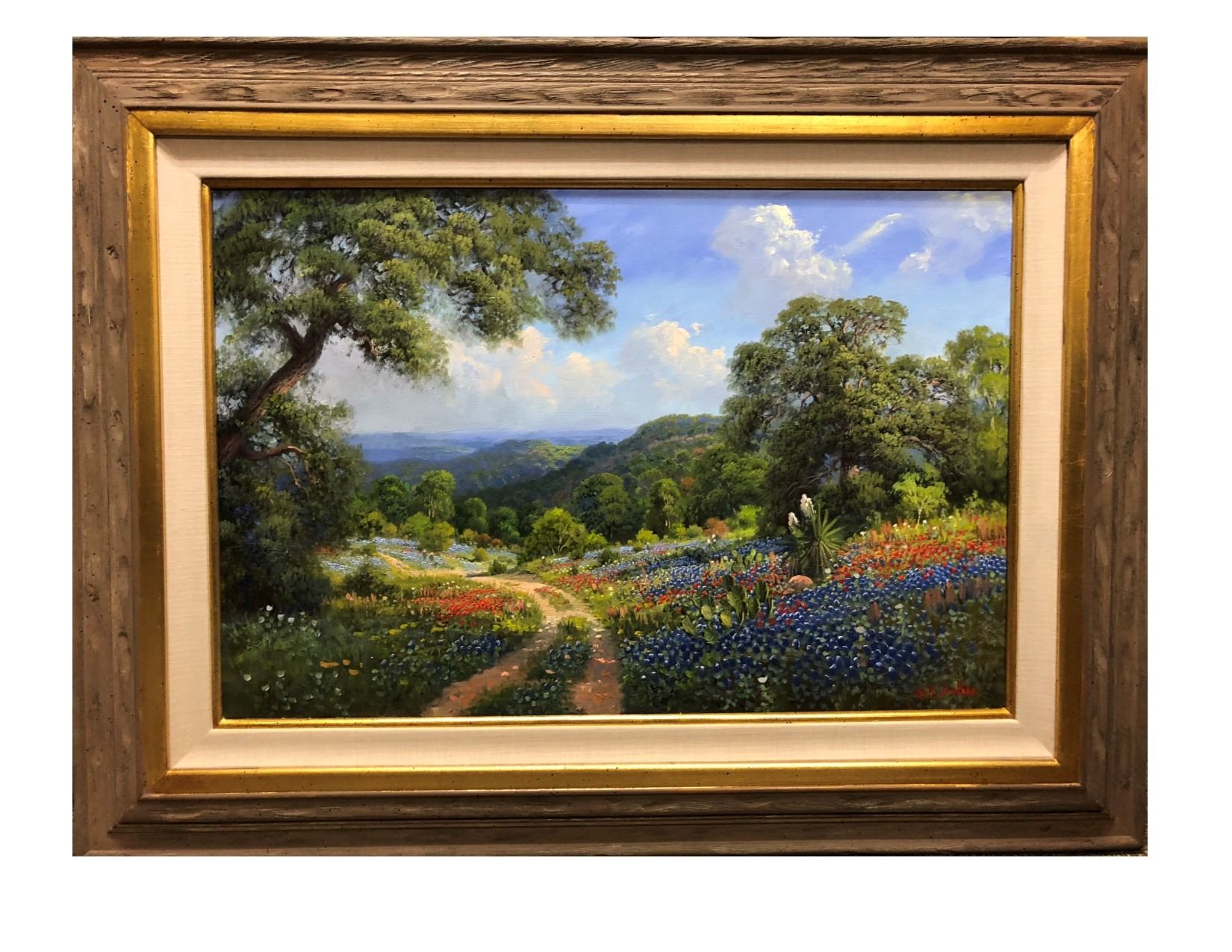 Southwest Gallery Original Oil On Canvas Painting By Texas