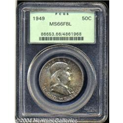 1949 50C MS66 Full Bell Lines PCGS. Speckled
