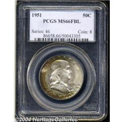 1951 50C MS66 Full Bell Lines PCGS. Well