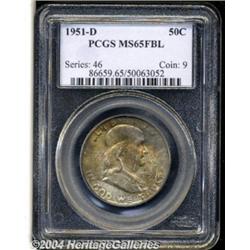 1951-D 50C MS65 Full Bell Lines PCGS. Sharply