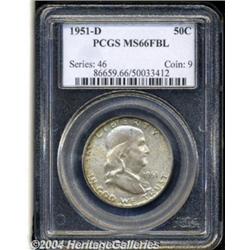 1951-D 50C MS66 Full Bell Lines PCGS. Medium