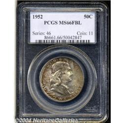 1952 50C MS66 Full Bell Lines PCGS. Colorful