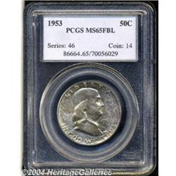 1953 50C MS65 Full Bell Lines PCGS. A moderate