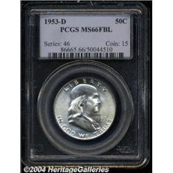 1953-D 50C MS66 Full Bell Lines PCGS. Fully