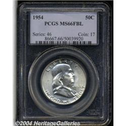 1954 50C MS66 Full Bell Lines PCGS. Well