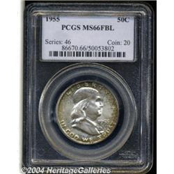 1955 50C MS66 Full Bell Lines PCGS. Deep