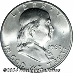 1960-D 50C MS66 Full Bell Lines PCGS. Well