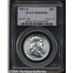 1961-D 50C MS65 Full Bell Lines PCGS. This