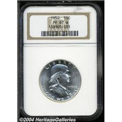 1950 50C PR67 W NGC. A gorgeously preserved