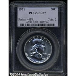 1951 50C PR67 PCGS. Fully struck and
