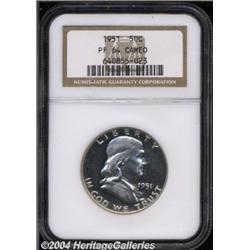 1951 50C PR64 Cameo NGC. Appealing